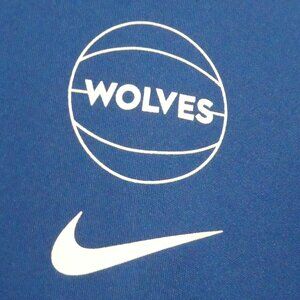 NIKE | medium | Blue Nike Wolves Short Sleeve Tee